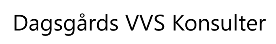 Dagsgårds VVS konsulter AB